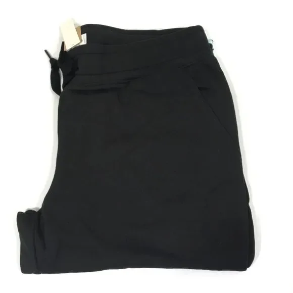 NWT VS PINK EVERYDAY LOUNGE SKINNY JOGGER SWEATPANTS BLACK/RAINBOW LOGO PRINT - Picture 9 of 14